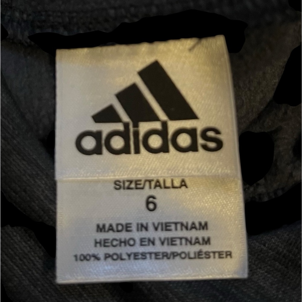 Adidas Black Hoodie with Silver Logo NWT - Picture 7 of 9